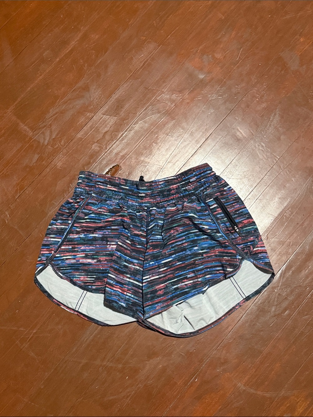 Lululemon Women’s Striped Running Shorts — Multicolor